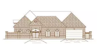 Traditional house plans 19-1425 - front exterior, 3,710 sq ft, 3 bed, 3 bath house plans | Monster House Plans