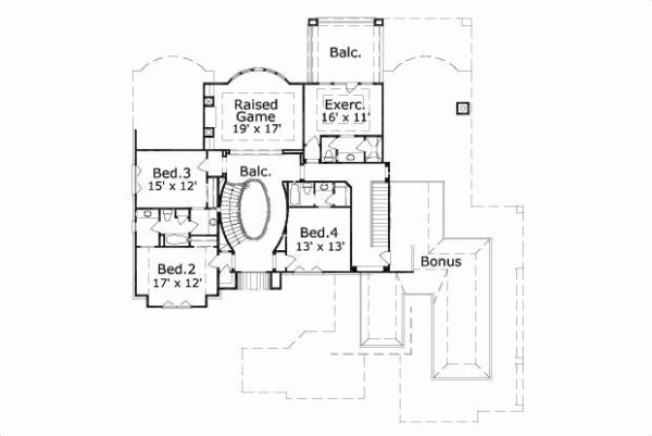 Upper/Second Floor Plan: 19-143
