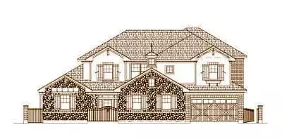French Country house plans 19-1433 - front exterior, 4,840 sq ft, 5 bed, 4 bath house plans | Monster House Plans