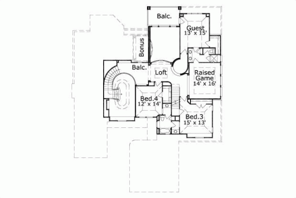 Upper/Second Floor Plan:19-1433