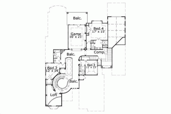 Upper/Second Floor Plan:19-1438