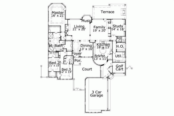 Main Floor Plan: 19-1442
