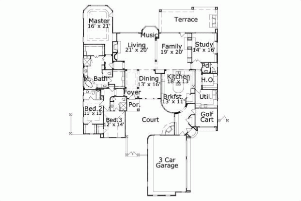 Main Floor Plan: 19-1444