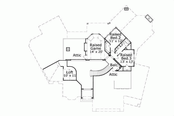 Upper/Second Floor Plan:19-1458