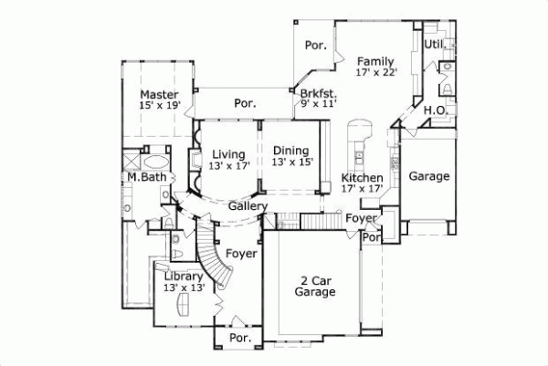 Main Floor Plan: 19-1460