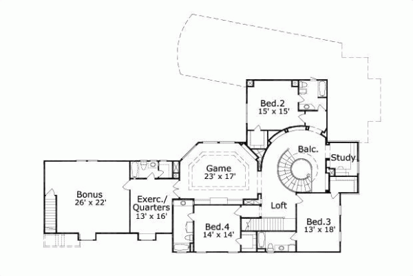 Upper/Second Floor Plan:19-1461