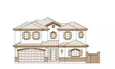 French Country house plans 19-1467 - front exterior, 2,754 sq ft, 3 bed, 2 bath house plans | Monster House Plans