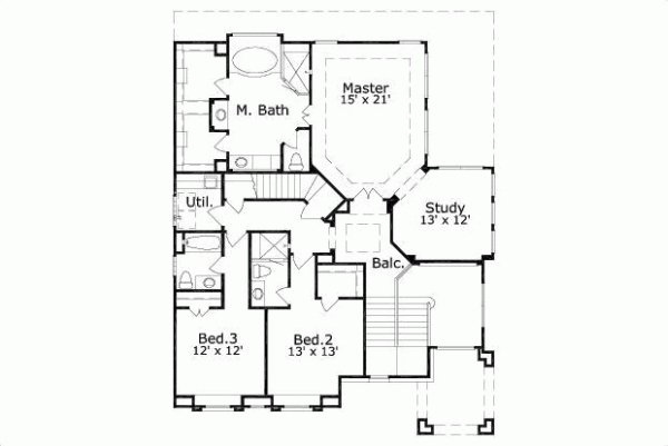 Upper/Second Floor Plan:19-1472