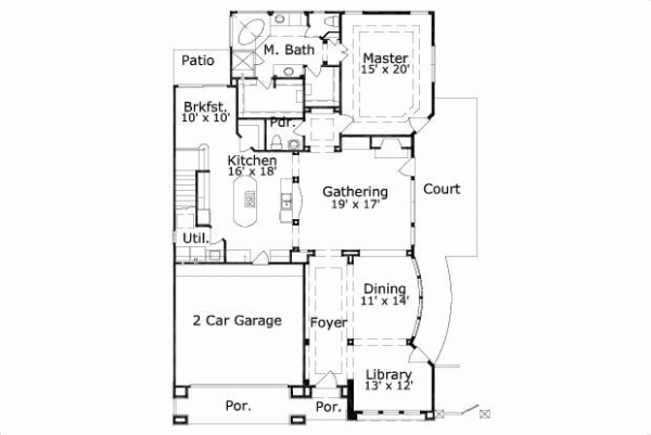 Main Floor Plan: 19-1474