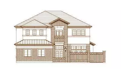 Traditional house plans 19-1481 - front exterior, 3,436 sq ft, 3 bed, 3 bath house plans | Monster House Plans
