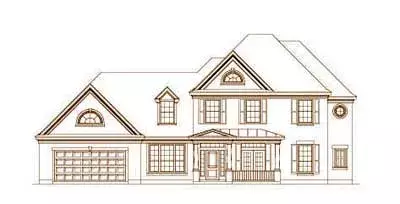 Country house plans 19-1484 - front exterior, 3,593 sq ft, 5 bed, 3 bath house plans | Monster House Plans