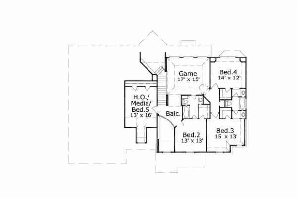 Upper/Second Floor Plan:19-1484
