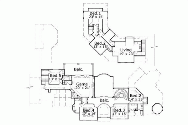 Upper/Second Floor Plan:19-1496