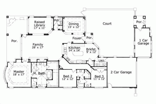 Main Floor Plan: 19-1501