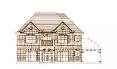 Traditional house plans 19-1508 - front exterior, 3,995 sq ft, 5 bed, 3 bath house plans | Monster House Plans