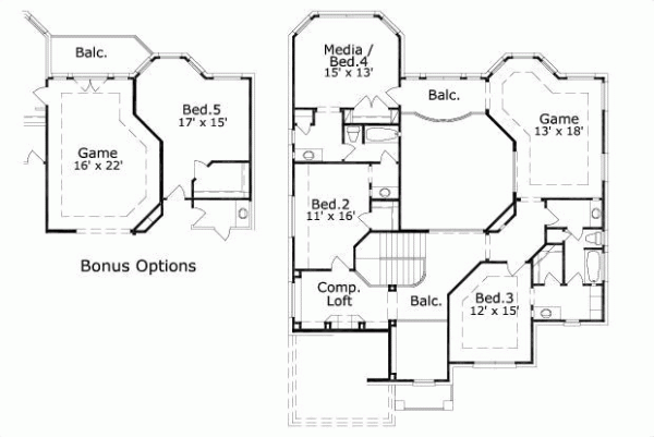 Upper/Second Floor Plan:19-1509