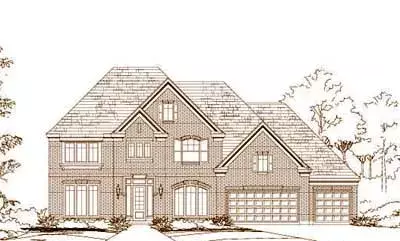 Traditional house plans 19-1523 - front exterior, 4,281 sq ft, 5 bed, 4 bath house plans | Monster House Plans