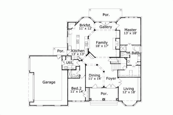 Main Floor Plan: 19-1525