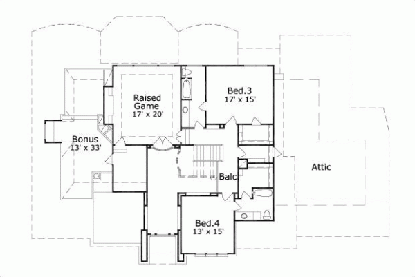 Upper/Second Floor Plan:19-1526