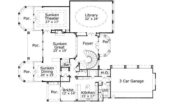 Main Floor Plan: 19-1532