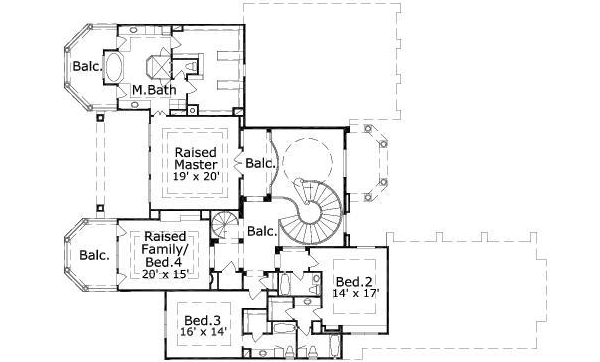 Upper/Second Floor Plan:19-1532