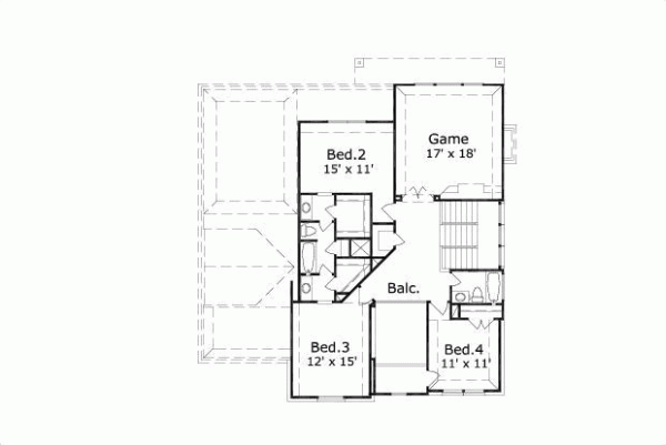 Upper/Second Floor Plan:19-1536