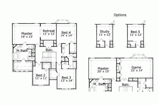 Upper/Second Floor Plan:19-1541