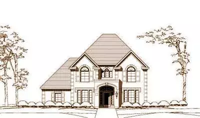 European house plans 19-1543 - front exterior, 3,788 sq ft, 4 bed, 3 bath house plans | Monster House Plans