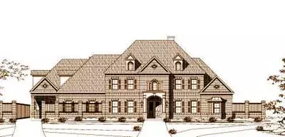 Traditional house plans 19-1551 - front exterior, 8,394 sq ft, 5 bed, 4 bath house plans | Monster House Plans