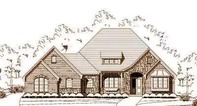 French Country house plans 19-1554 - front exterior, 3,226 sq ft, 3 bed, 2 bath house plans | Monster House Plans