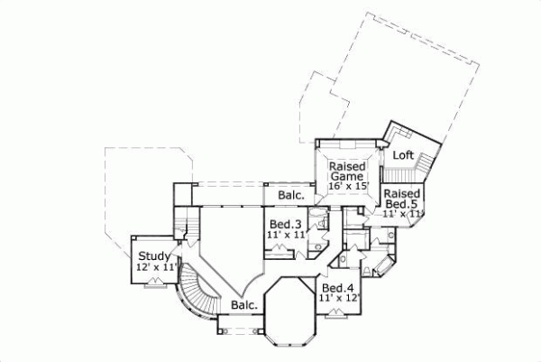 Upper/Second Floor Plan:19-1557