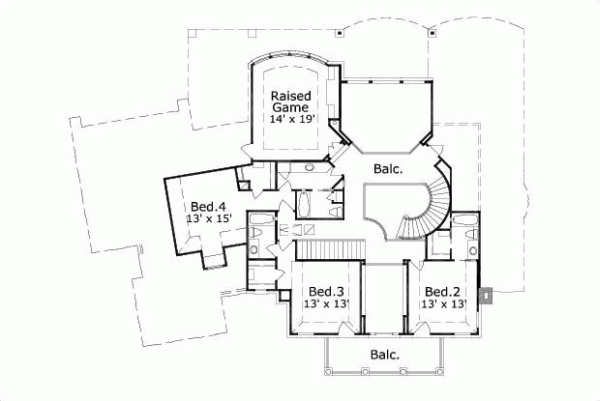Upper/Second Floor Plan:19-1558