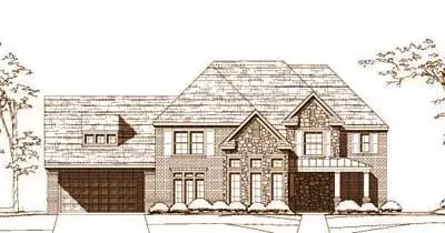 Traditional house plans 19-1563 - front exterior, 4,267 sq ft, 4 bed, 3 bath house plans | Monster House Plans