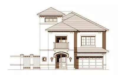 European house plans 19-1565 - front exterior, 3,961 sq ft, 3 bed, 4 bath house plans | Monster House Plans