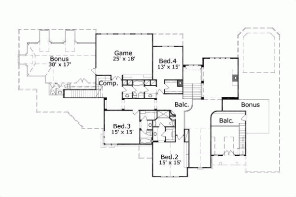 Upper/Second Floor Plan:19-1566