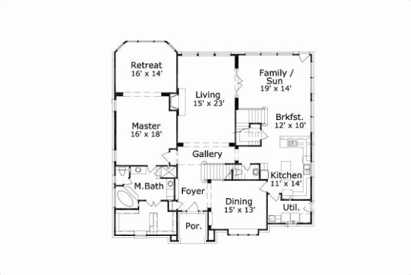 Main Floor Plan: 19-1567