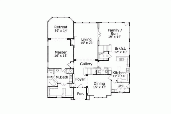 Main Floor Plan: 19-1568