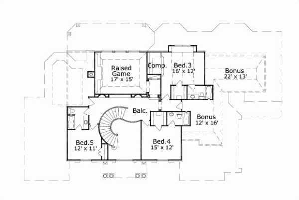 Upper/Second Floor Plan:19-1572