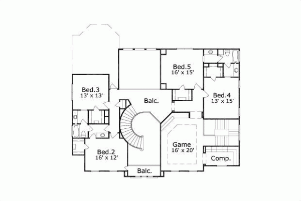 Upper/Second Floor Plan:19-1575