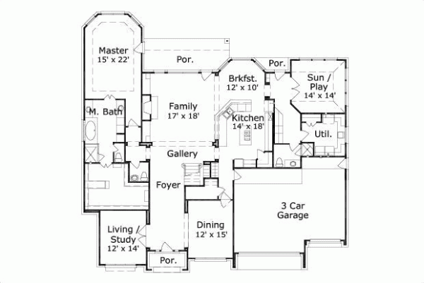 Main Floor Plan: 19-158