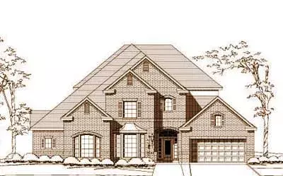 Traditional house plans 19-1580 - front exterior, 4,287 sq ft, 4 bed, 4 bath house plans | Monster House Plans