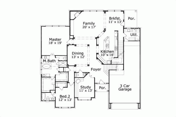 Main Floor Plan: 19-1581