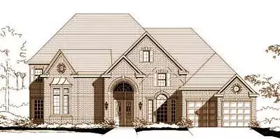Traditional house plans 19-1589 - front exterior, 4,365 sq ft, 5 bed, 3 bath house plans | Monster House Plans