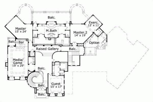 Upper/Second Floor Plan:19-1595
