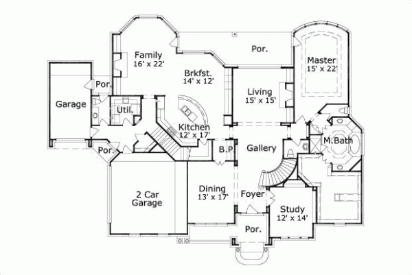 Main Floor Plan: 19-1596