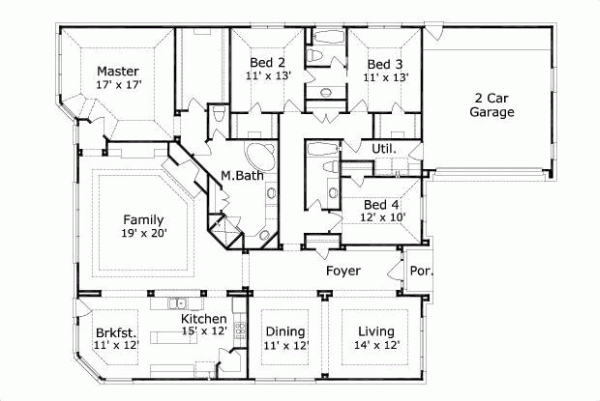 Main Floor Plan: 19-1599