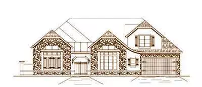 French Country house plans 19-1610 - front exterior, 4,751 sq ft, 5 bed, 4 bath house plans | Monster House Plans
