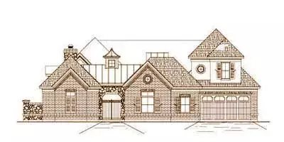 Traditional house plans 19-1611 - front exterior, 4,933 sq ft, 5 bed, 4 bath house plans | Monster House Plans