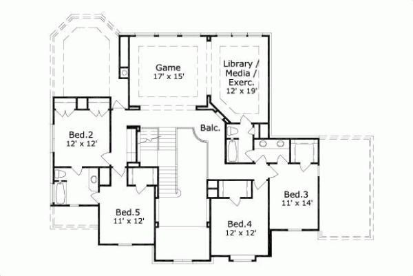 Upper/Second Floor Plan:19-1617
