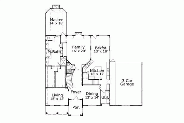 Main Floor Plan: 19-162